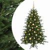 vidaXL Mākslīgā Ziemassvētku egle ar bumbiņu 150 cm 150 LED