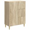 vidaXL Puse Sonomas ozols 66 x 34,5 x 90 cm Inženierijas koks