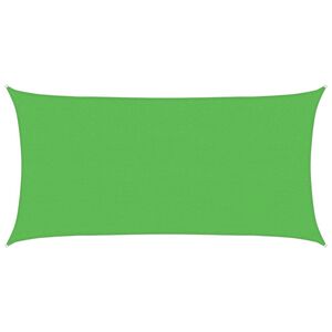 vidaXL saulessargs, 160 g/m&sup2;, taisnstūra, gai&scaron;i zaļ&scaron;, 2x3,5 m, HDPE