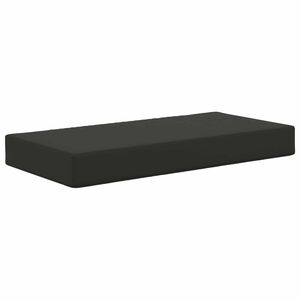 vidaXL Āra sēdvietu spilvens 100% poliesters Melns 80 x 40 x 8 cm