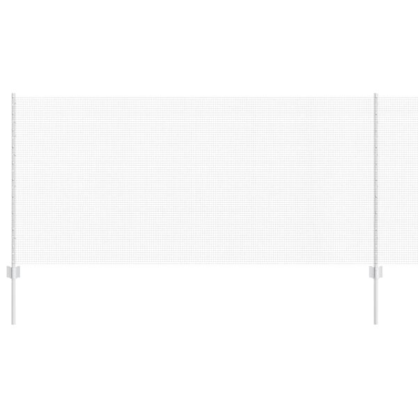 vidaXL Žogs ar stabu Sudraba 1 x 50 m Tērauds