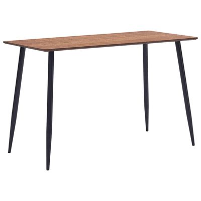 vidaXL virtuves galds, brūns, 120x60x75 cm, MDF