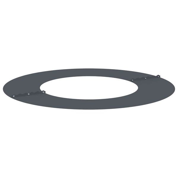 vidaXL piemērots plakaniem koka gredzeniem 5 pcs Antracīts &Oslash;40 / 70 cm