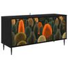 vidaXL Televizora skapī&scaron;a ZAANDAM 102 x 33 x 51 cm Melns ozols