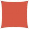 vidaXL saulessargs, 160 g/m&sup2;, sarkanbrūns, 7x7 m, HDPE