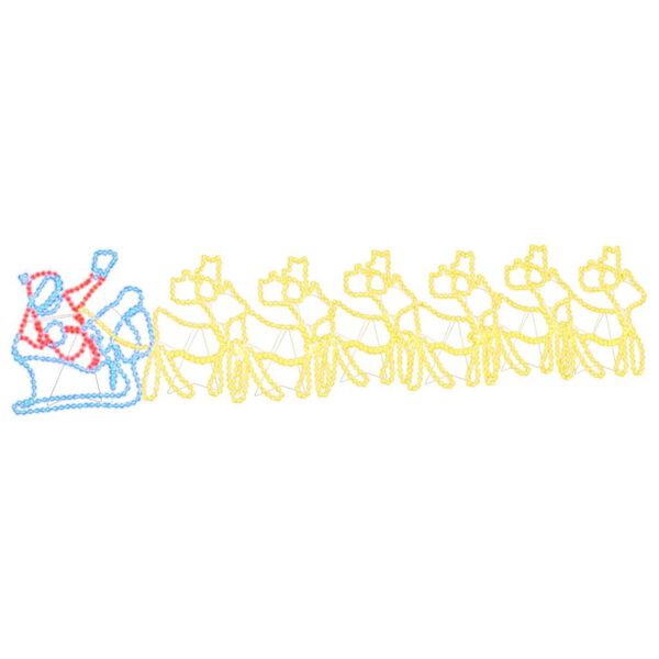 vidaXL Ziemassvētku dekorācija Daudzkrāsains 69 x 79 cm PVC