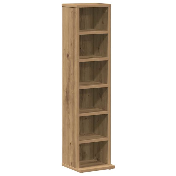vidaXL CD skapis Artisan Oak 21x20x88 cm Engineered Wood