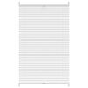 vidaXL Plisē Žalūzijas 70 x 125 cm Baltas Gofrētas