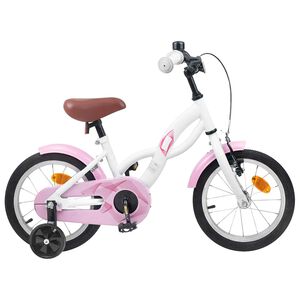vidaXL Bērnu Velosipēds 12 Collas no 2-4 gadiem Balts