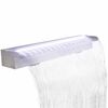 Baseina ūdenskritums, strūklaka ar LED, nerūsējo&scaron;s tērauds, 90 cm