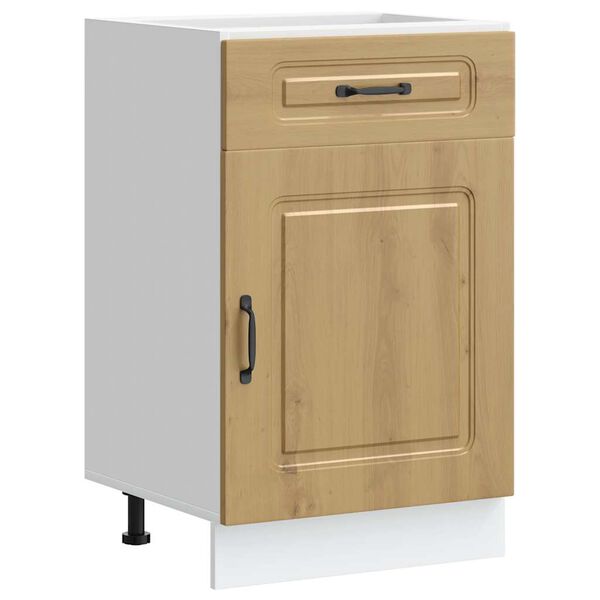 vidaXL virtuves apak&scaron;ējai skapītis, Kalmar, koka krāsā