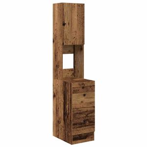 vidaXL Virtuves bufete ar atvilktni Vecs koks 32 x 50 x 180 cm