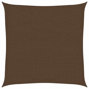 vidaXL saulessargs, 160 g/m&sup2;, brūns, 3x3 m, HDPE