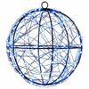 vidaXL Ziemassvētku fināla gaisma 200 LED Zils Diametrs 20 x 22 cm