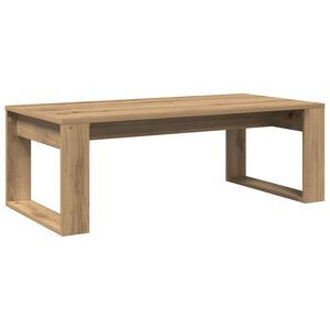 vidaXL kafijas galdiņ&scaron;, koka krāsa, 102x50x35 cm, inženierijas koks