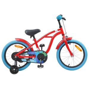 vidaXL Bērnu Velosipēds 16 Collas no 4-6 gadiem Sarkana