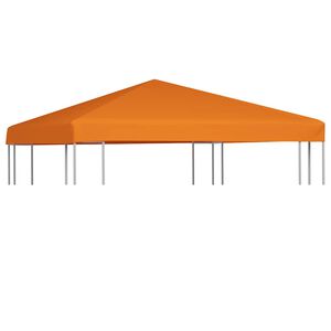 vidaXL nojumes jumta pārsegs, 310 g/m&sup2;, 3x3 m, oranžs
