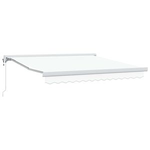 vidaXL Nolokāms markīze Balts 300 x 250 x 165 cm Audums un Metāls