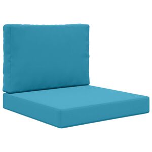 vidaXL Āra dīvāna spilvens 2 pcs Karaliski zils Poliesters