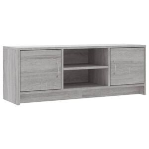 vidaXL TV skapītis, pelēka ozolkoka, 102x30x37,5 cm, inženierijas koks