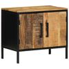vidaXL Nakts skapītis Brūns un melns 50 x 30 x 45 cm