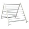 vidaXL žāvē&scaron;anas statīvs vannai, izvelkams, 53-90 cm, alumīnijs