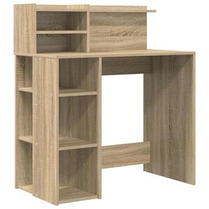 vidaXL Galds Sonoma ozols Inženierijas koks 90 x 48 x 101,5 cm