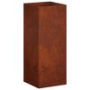 vidaXL Dārza stādītājs Rūsa 20 x 20 x 50 cm Novecināts tērauds