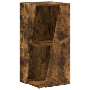 vidaXL Sānu plaukts 33 x 32 x 70,5 cm Inženierijas koks Dūmaka ozols