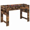 vidaXL Frizbija galds Kūpināts Ozols 125 x 60,5 x 80 cm