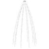 vidaXL Ziemassvētku lampiņas, 250 LED, 250 cm, vēsi baltas
