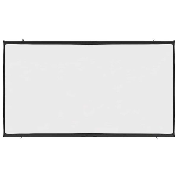 vidaXL projekcijas ekrāns, piekarams pie sienas, 100 collas, 16:9