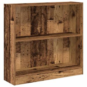 vidaXL grāmatu plaukts, veca koka, 80x24x76 cm, inženierijas koks
