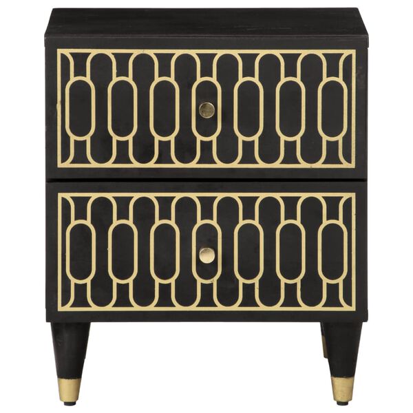 vidaXL naktsskapītis, 40x33x46 cm, mango masīvkoks