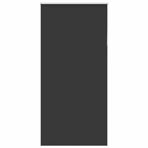 vidaXL rullo žalūzija melna 110x230 cm auduma platums 105,7 cm