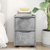 vidaXL Naktsgaldiņ&scaron; Betona pelēks 30,5 x 30 x 43 cm Inženierijas koks