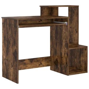 vidaXL Galds Dūmaka ozols 106 x 41 x 88.5 cm Inženierijas koks