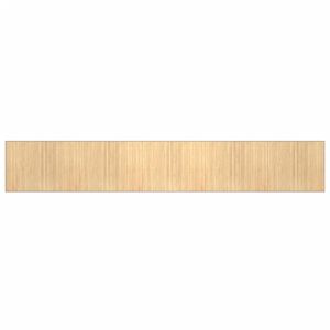 vidaXL paklājs, taisnstūra forma, dabīga krāsa, 80x1000 cm, bambuss