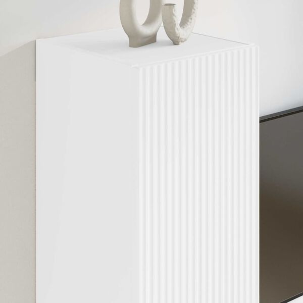 vidaXL TV sienas skapītis 2 pcs Balts 30 x 31 x 60 cm