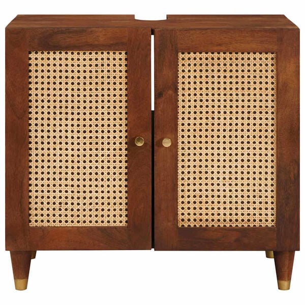 vidaXL Izlietnes skapītis Brūna 62 x 33 x 58 cm Inženierijas koks