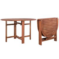 vidaXL dārza galds, 120x70x74 cm, akācijas masīvkoks