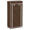 vidaXL Auduma Apavu Skapis ar Aizdari 58 x 28 x 106 cm Brūns