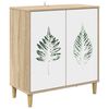 vidaXL Puse HANAU Sonoma 69 x 33 x 75 cm Inženierijas koks