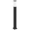 vidaXL stabveida gaismeklis, 80 cm, melns, IP44