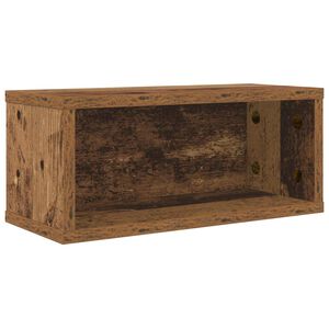 vidaXL CD uzglabā&scaron;anas plaukts Ozolkoks 40 x 17 x 17 cm