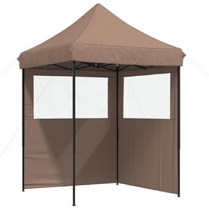 vidaXL Balles telts 200 x 200 x 306 cm Brūna Oksforda audums