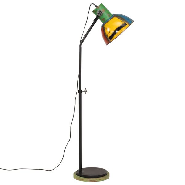 vidaXL grīdas lampa, 25 W, krāsaina, 30x30x100-150 cm, E27
