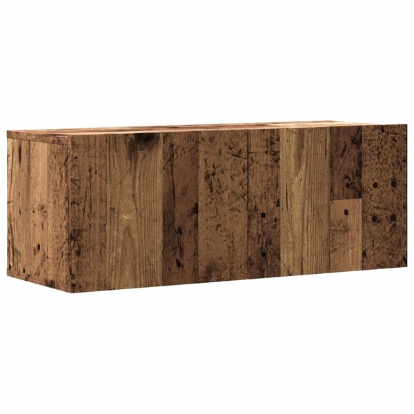 vidaXL Sienas TV skapis Old Wood 80x30x30 cm Engineered Wood