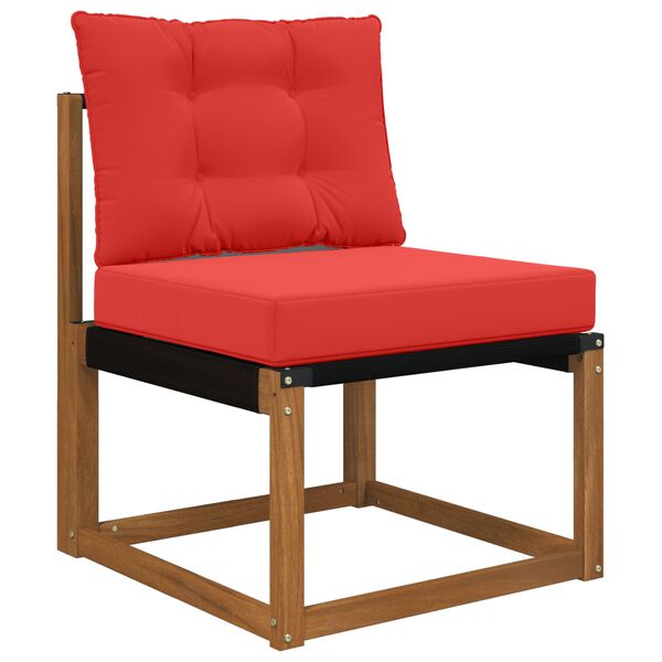 vidaXL Āra dīvāna spilvens 2 pcs Sarkana Poliesters