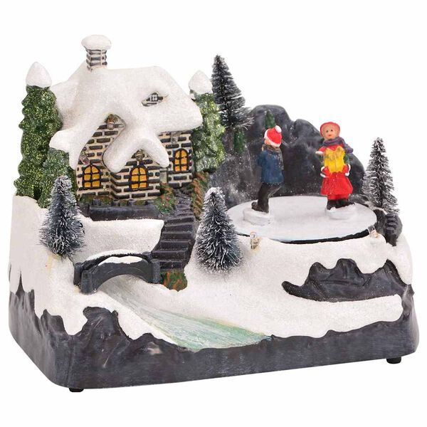 vidaXL Ziemassvētku Galda Dekors Daudzkrāsains 16 x 11.5 x 13 cm